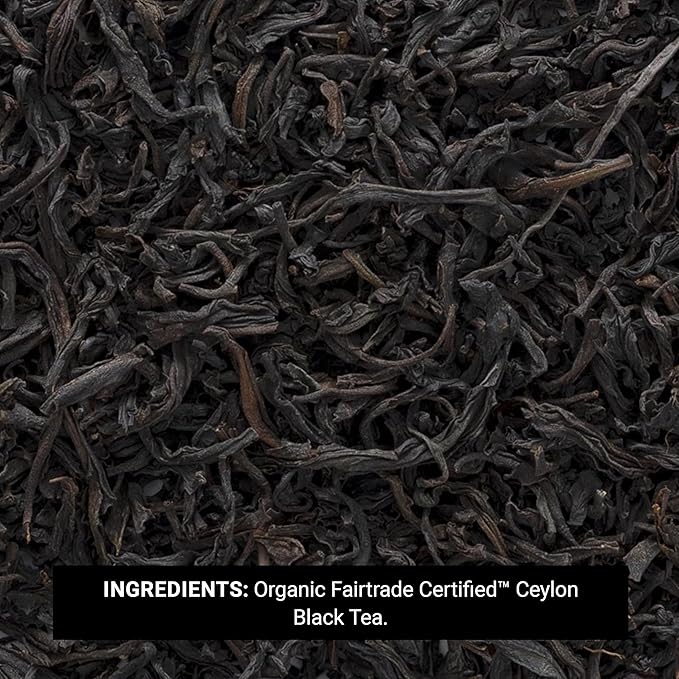 Frontier Co-op Organic Ceylon Black Tea 1-Pound Bulk High-Grown Orange Pekoe Medium-Strong Tea Body Kosher Fair Trade