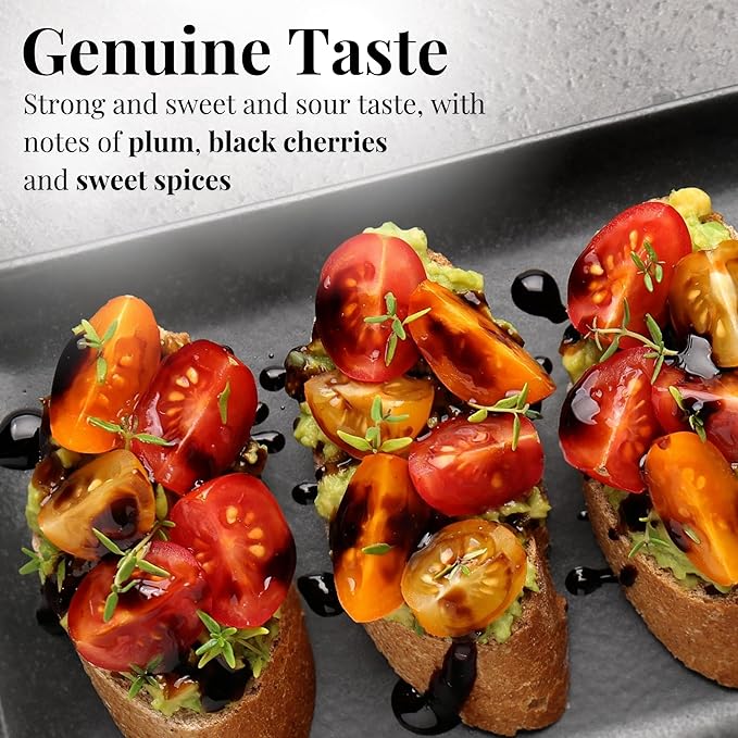 Balsamic Vinegar of Modena 8.45 fl.oz. (250ml) IGP-Certified Dense Balsamic Vinegar with a Bold Sweet-and-Sour Taste - Product from Italy