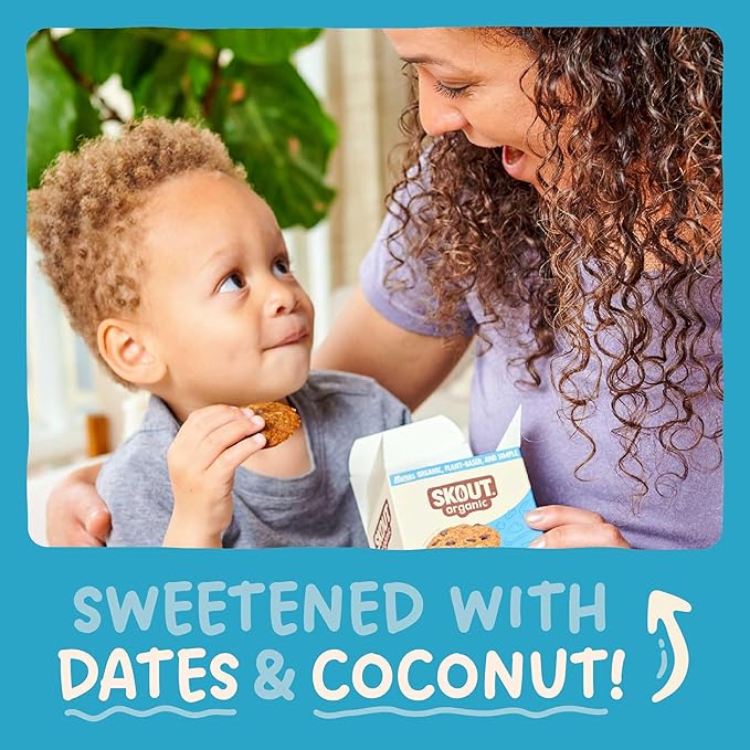 Skout Organic Oatmeal Chocolate Soft Baked Cookies (3 Pack) | Soft Baked Cookies | Plant-Based | Vegan | Gluten Dairy &amp Soy Free