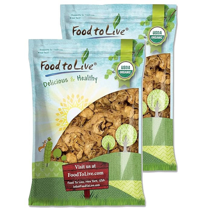 Food to Live Organic Dried Apple Rings 10 Pounds — Non-GMO Kosher Raw Vegan Unsulfured Sirtfood Bulk