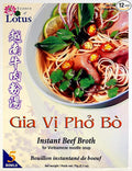 Essence of Lotus Instant Beef Pho Soup Mix — Ready-to-Eat Flavorful Restaurant-Quality Pho broth Made in the US (Beef Pho Soup Mix 12-Pack)