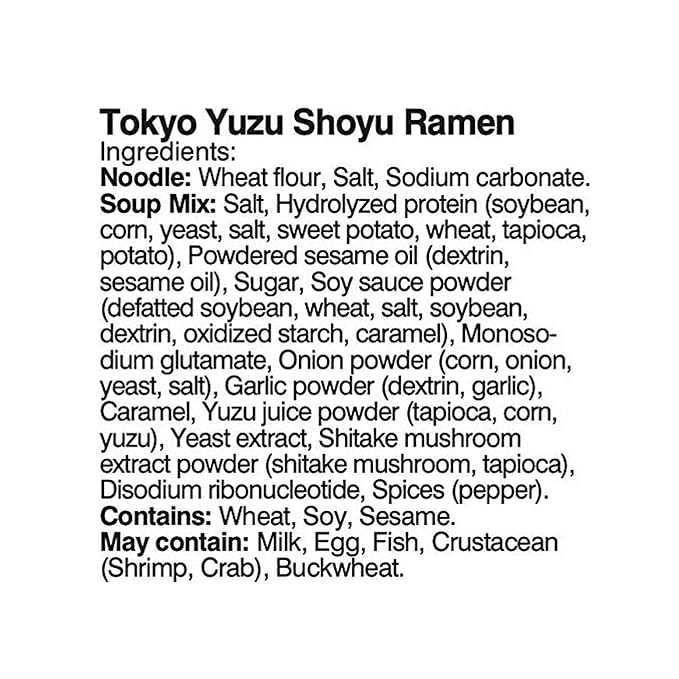Itsuki Instant Ramen Noodle Tokyo Shoyu Flavor Pack of 4 8 Servings