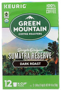 Green Mountain Coffee Organic K-Cup Sumatran 12-Count Packaging may Vary
