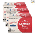 Seattle’s Best Coffee K-Cup Pods Breakfast Blend Medium Roast Coffee Smooth-Roasted K-Cups for Keurig K-Cup Brewers 10 CT K-Cups/Box (Pack of 3 Boxes)