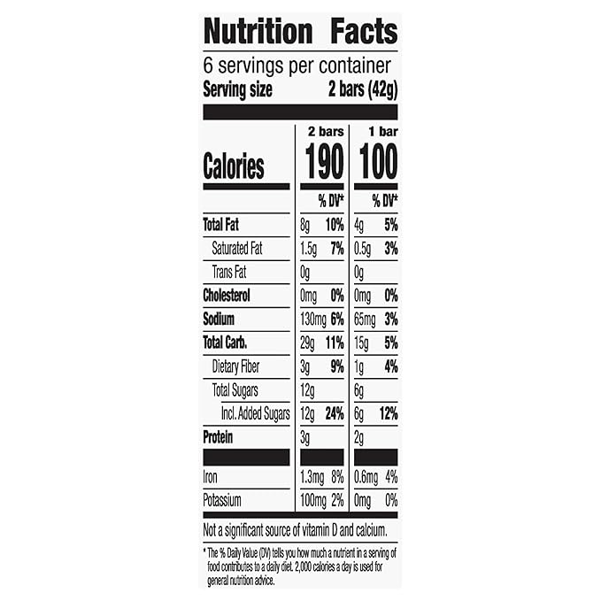 Nature Valley Crunchy Granola Bars Oats 'n Dark Chocolate 12 Bars 8.94 OZ (6 Pouches) (Pack of 6)
