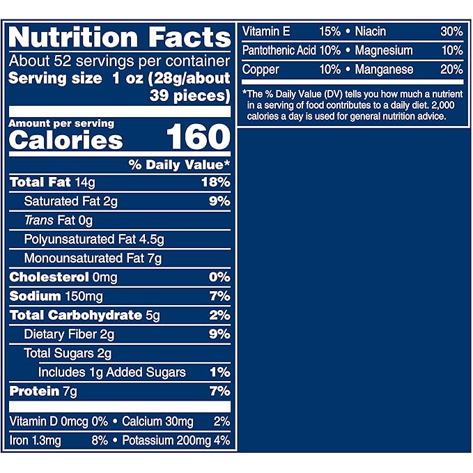 Planters Dry Roasted Peanuts 52 oz Canister (Pack of 2)