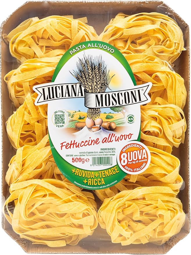 Luciana Mosconi Egg Fettuccine Pasta 500gm 17.64oz