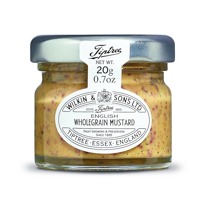 Tiptree English Wholegrain Mustard Minis 0.7 Ounces (Pack of 72)