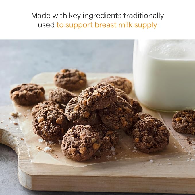 Munchkin Milkmakers Lactation Cookie Bites Chocolate Salted Caramel 10 Ct
