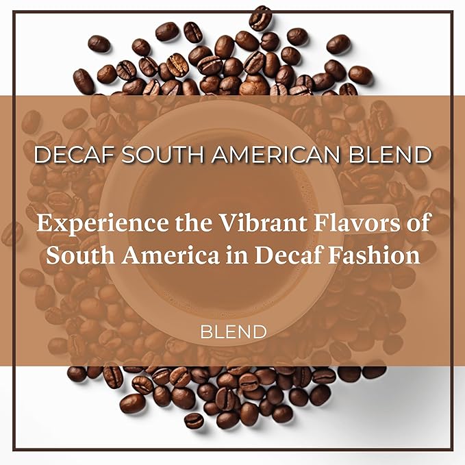 San Diego Coffee DECAF South American Blend Medium Roast Whole Bean Coffee 5-Pound Bag Café en grano tostado descafeinado