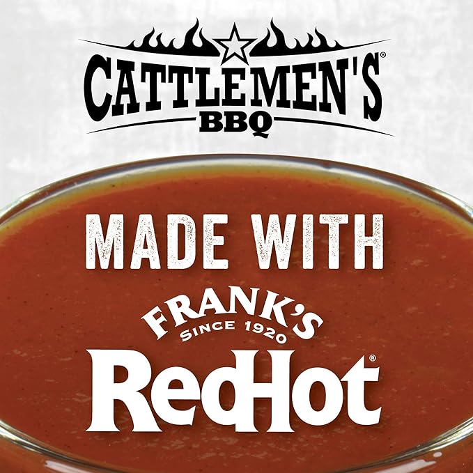 Cattlemen's Louisiana Hot &amp Spicy BBQ Sauce 1 gal - One Gallon Container of Spicy Barbeque Sauce Made with Ripe Tomatoes Best on Shrimp Chicken Tacos Meatballs and More