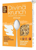 Divina Krunch Granola Cereal Pack of 3 NON-GMO CEREAL (Omega Nuts &amp Seeds Granola)