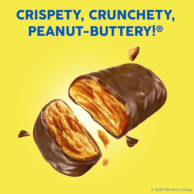 Butterfinger Chocolatey Peanut-Buttery Fun Size Individually Wrapped Candy Bars 10.2 oz each Bulk 6 Pack