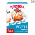 Krusteaz Gluten Free Vanilla Muffin Mix Gluten Free Vanilla Muffins With Sweet Glaze Mix 18 oz Box (Pack of 8)