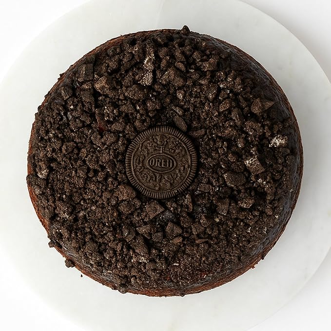 ANDY ANAND CHOCOLATIER Sugar Free Cookies &amp Cream Cake 2 lbs - Award-Winning Fresh &amp Natural Ingredients Handcrafted Perfection Ideal for Diabetics
