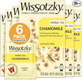 Wissotzky Chamomile Herbal Tea 120 Tea Bags (6 Packs) | Soothing Aroma | Relaxing &amp Calming Tea | Great for Sleep Support | Caffeine Free