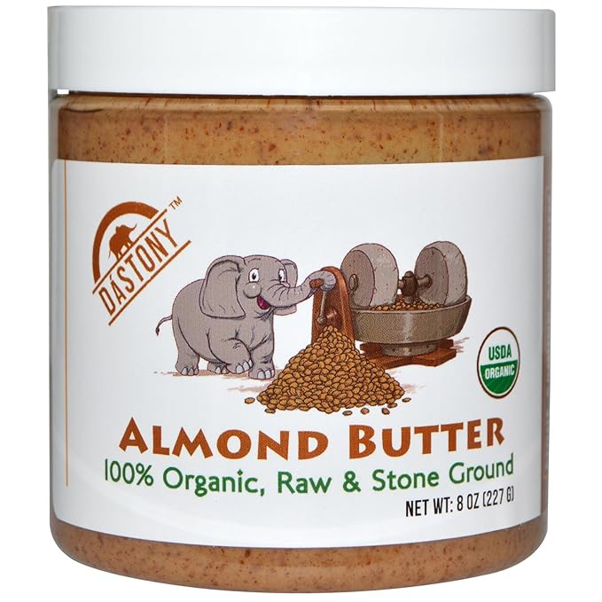 Dastony 100% Organic Almond Butter 8 oz (227 g)