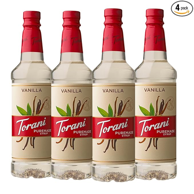 Torani Puremade Syrup Vanilla 25.4 Ounces (Pack of 4)