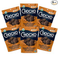 Chocxo Dark Milk Chocolate Toffee Almond &amp Sea Salt Snaps - Lower Sugar 69% Organic Cacao NonGMO Keto Gluten Free Kosher. No Artificial Sweeteners/Sugar Alcohols 3.45 oz (Pack of 6)