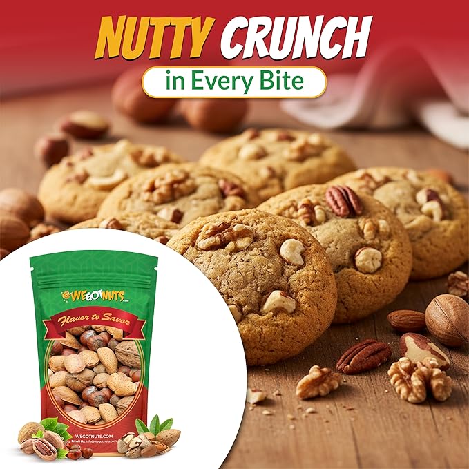 Deluxe Mixed Nuts In-Shell 5 Pounds(80oz) | Raw and Unsalted Mixed Nuts | Fresh Snack Mix | Healthy and Delicious Nuts Mix | Kosher Friendly Mixed Nuts We Got Nuts