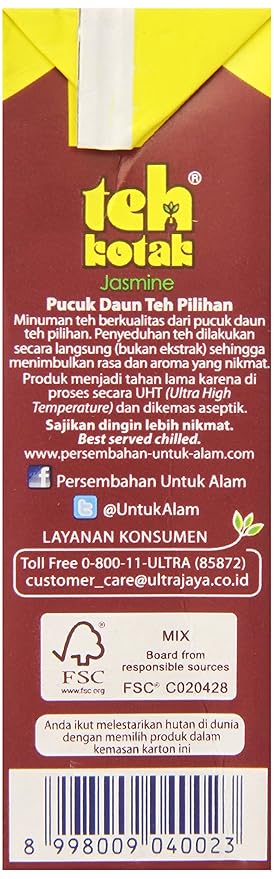 Ultra Jaya Kotak Tea 6.76 Fl Oz (Pack of 24)