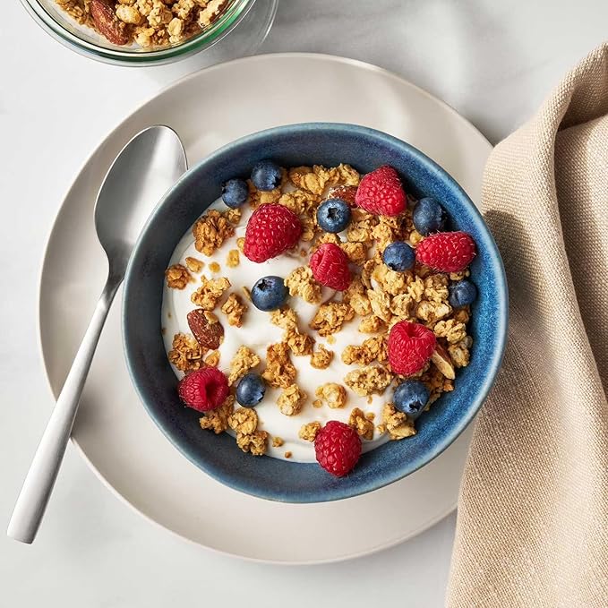 Member Marks Honey Almond Granola - 32 oz - Pack of 2 – Crunchy Whole Grain Oats with Sliced Almonds &amp Real Honey – Non-GMO No Artificial Flavors