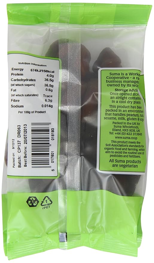 Suma Organic Apricots 250 g (Pack of 6)