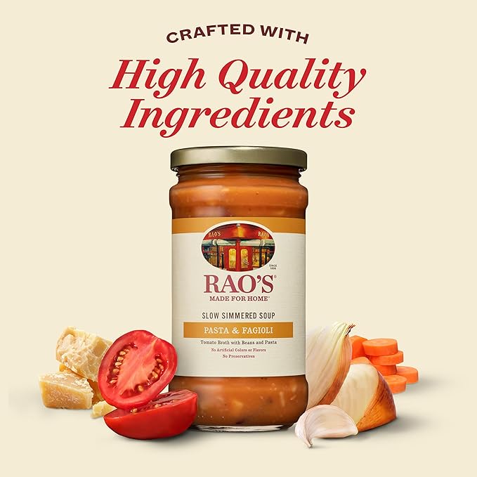 Rao's Homemade Pasta Fagioli Soup 16 Ounce Pack of 6