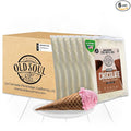 OLDSOUL Professional Cone Waffle Mix | GLUTEN FREE | Chocolate Flavor | 30 Lbs | Batter Mix | 672 Cone Waffles (30 Lbs Gluten Free)