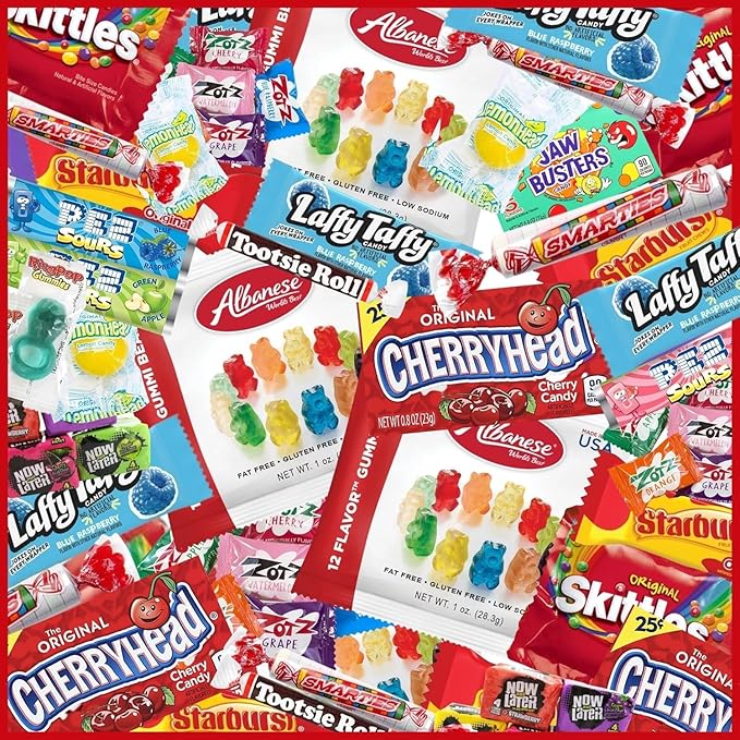 ULTIMATE Assorted Classic Candy Variety Mix Fun Mega Variety Pack! Individually Wrapped Minis Bulk Fun Size Assortment Perfect Treat Mix For Christmas Gifts &amp Stockings Parties Parades &amp