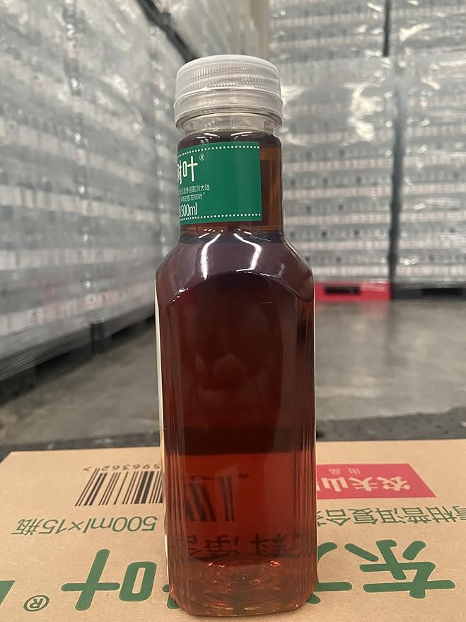 ORIENTAL LEAF Bottled Citrus Pu’er Tea Unsweetened Iced Tea 16.9 FL oz bottles (Pack of 15) Sugar Free 0 Calories