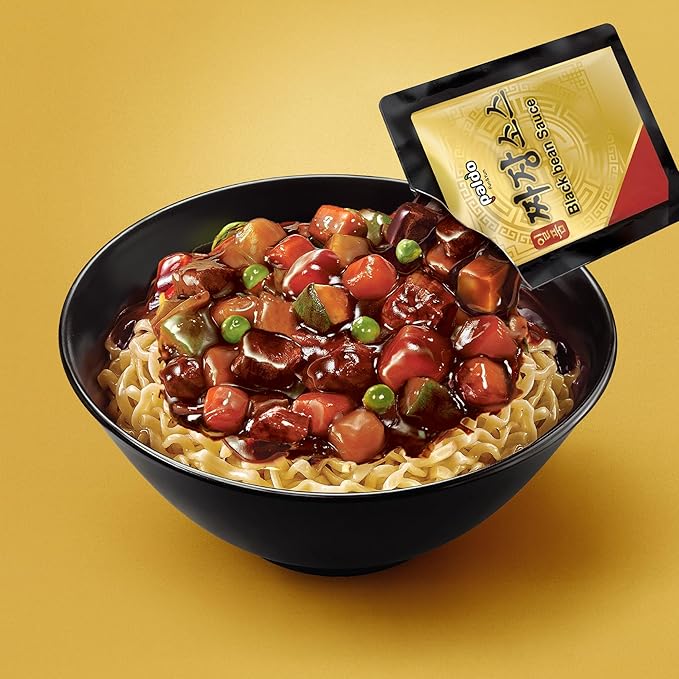 Paldo Jjajang Ramen 7.05 Ounce (Pack of 4)