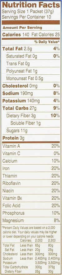 Quaker Instant Oatmeal Raisin Date &amp Walnut 1.3 Ounce 8 Count (Pack of 3)
