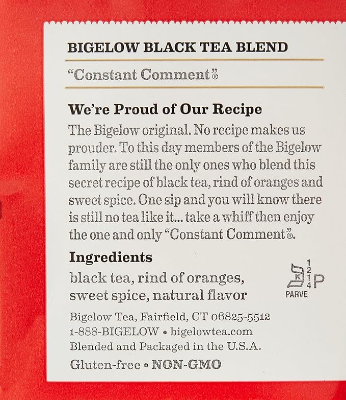 Bigelow Constant Comment Tea Original 20 bags (Pack of 6)