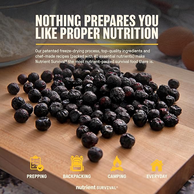 Freeze-Dried Blueberries - #10 Can | 25-Year Shelf Life | Emergency Food