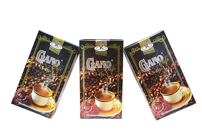 4 Boxes (4x20sachets) Gano Excel GanoCafe 3 IN 1 Coffee with Ganoderma with FREE Express Shipping