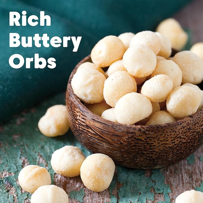 Wilderness Poets Raw Whole Macadamia Nuts - Fresh Buttery Unsalted Unroasted - Bulk Size Super Keto (5 Pound - Pack of 4)