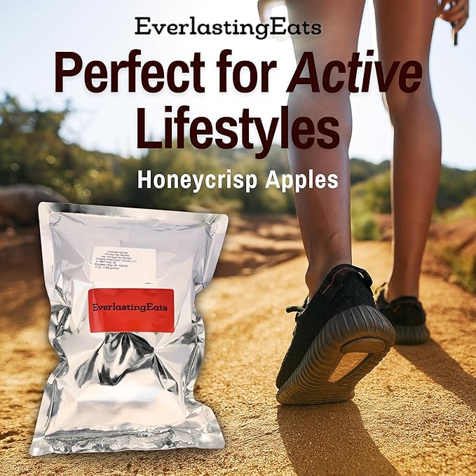 Freeze-Dried Honeycrisp Apple Chips (Apple Crisps) No Added Sugar Gluten-Free 7 oz Bulk Pack | EverlastingEats