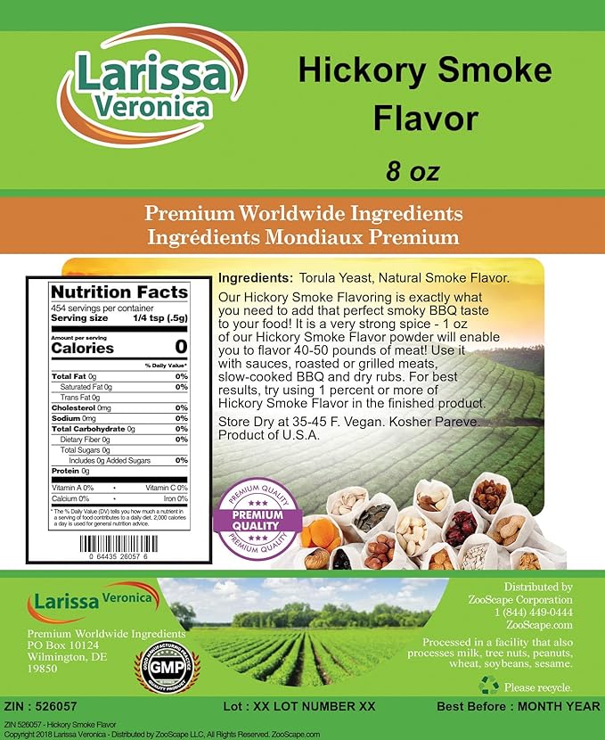 Hickory Smoke Flavor (8 oz ZIN: 526057) - 3 Pack
