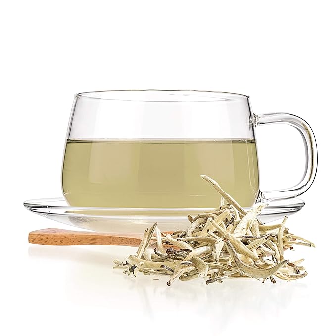 Tealyra - Imperial Yunnan Silver Needle - White Loose Leaf Tea - Top Chinese White Tea - Caffeine Level Low - 200g (7-ounce)