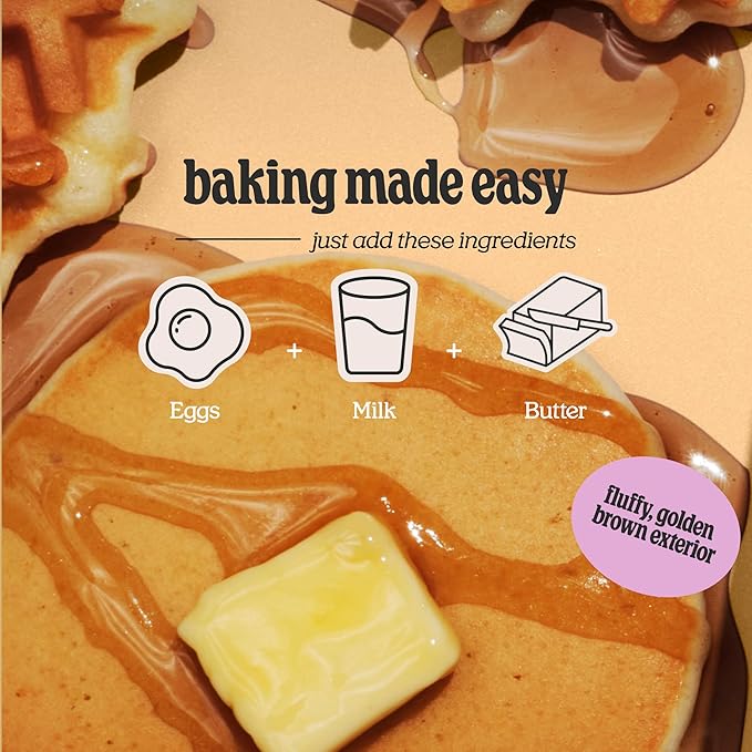 Cravings by Chrissy Teigen 6-Piece Bundle with 18 oz Coconut Key Lime Cake Mix (Pack of 3) &amp 14.2 oz Buttermilk Mochi Pancake &amp Waffle Mix