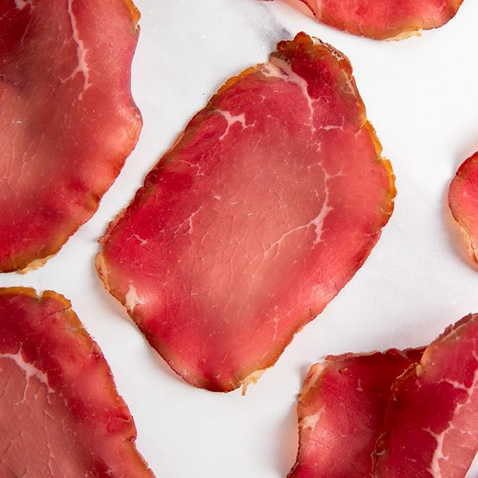 Brooklyn Cured Bresaola - Pre-Sliced Air Dried Beef (2 Ounce) - Pack of 3