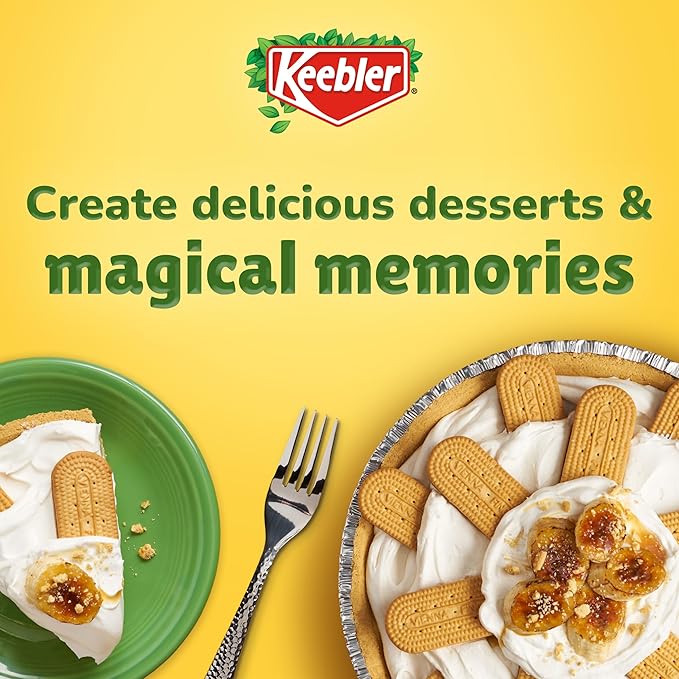 Keebler Ready Crust 9-Inch Shortbread Pie Crusts Premade Pie Crusts For Baking And No-Bake 12 ct