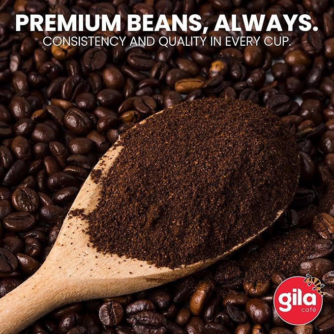 gila café Ground Coffee Medium Roast Nube de Aroma 32oz (1-Pack) - 100% Mexican Arabica Bean Coffee Grounds - Made with Coffeeberry - Chocolate Red Berries Hazelnuts Notes