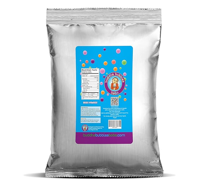 Premium DURIAN Boba/Bubble Tea Drink Mix Powder By Buddha Bubbles Boba 1 Kilo (2.2 Pounds) | (1000 Grams)