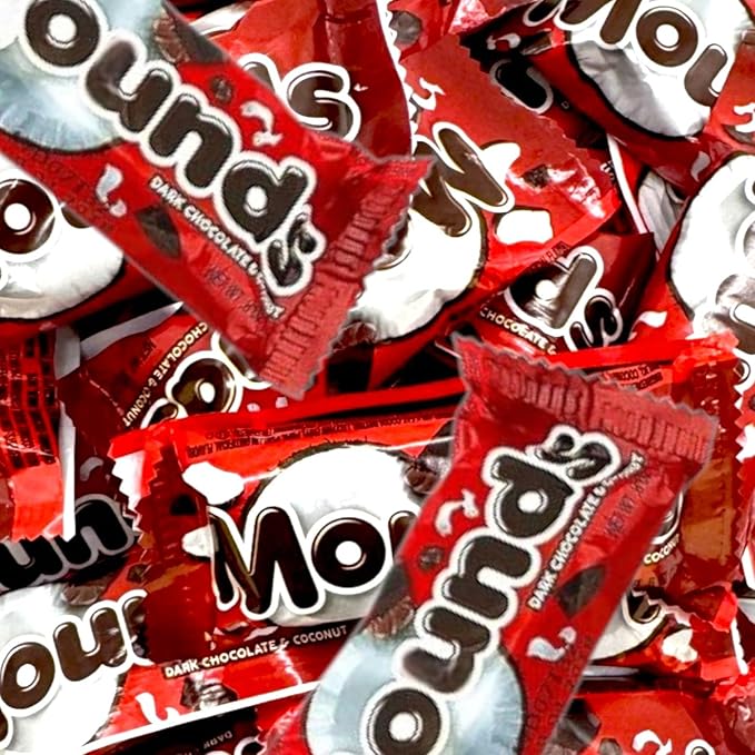 Decadent Coconut and Dark Chocolate Candy Bars-1.5 lbs Individually Wrapped Creamy Coconut Enveloped In A Dark Chocolate Shell-Perfect for Snacks Parties and Gifts(24 oz)