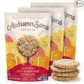 Autumn Sons Baking Co. Soft Ginger Snap Gluten Free Cookie Mix. Special Edition. Fall &amp Winter Baking. Christmas Cookies Vegan Plant Based. Dairy Soy &amp Nut Free. Top 9 Allergen Free. 9.2 oz