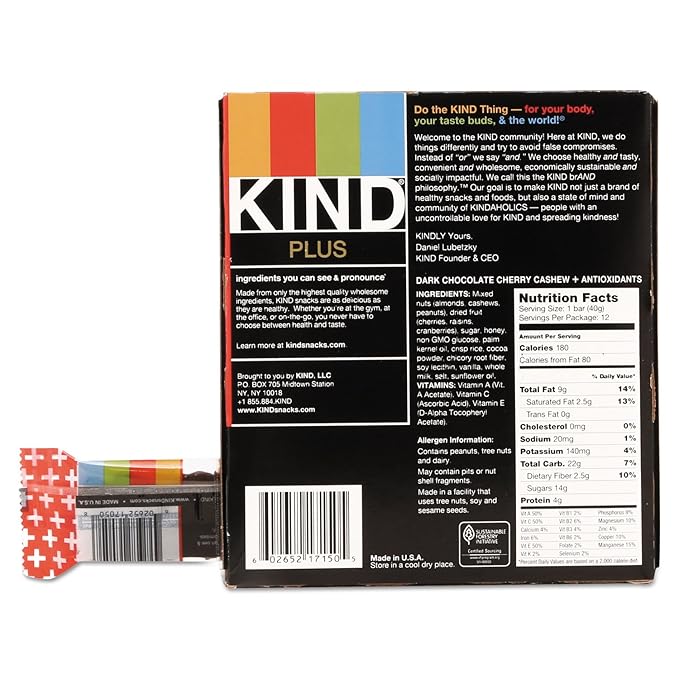 KND17250 - Plus Nutrition Boost Bar