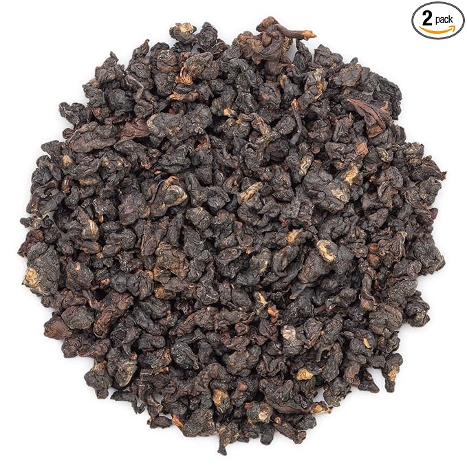 Oriarm 1000g / 35.3oz Gaba Oolong Tea Loose Leaf - High Mountain Taiwan Oolong Black Tea Leaves - Taiwanese Wu Long Alishan Tea - Naturally Processed