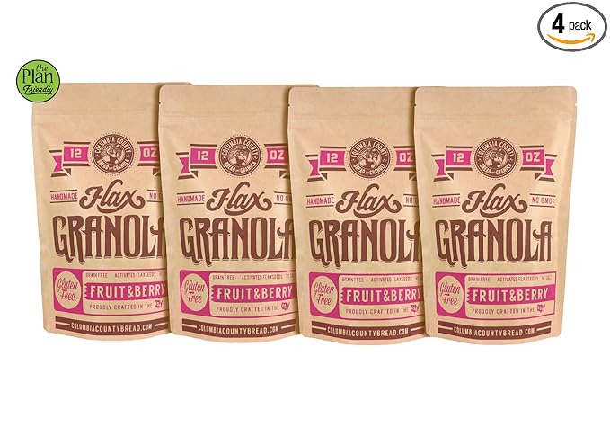 Flax Granola 4 Pack (Fruit &amp Berry)